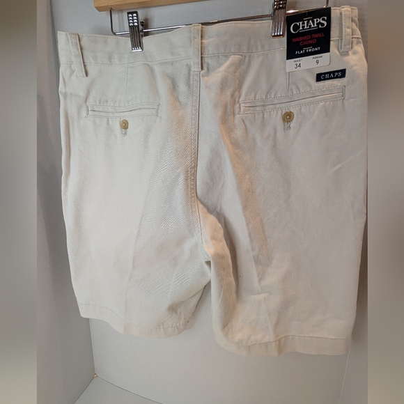New Men's Light Khaki Shorts - Picture 5 of 6